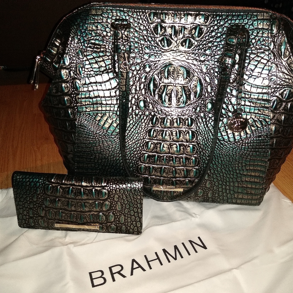 NWT Brahmin Medium Camila Bag & Wallet